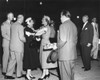 Pat Nixon Embraces Mamie Eisenhower At National Airport. July 15 History - Item # VAREVCHISL039EC147
