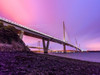 Queensferry Crossing In The Evening, Scotland Poster Print by Assaf Frank - Item # VARPDXAF20171016125