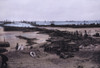 Damage To The Artificial Harbor Off Omaha Beach Caused By A Storm On June 19-22 History - Item # VAREVCHISL037TX297