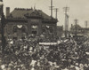 President Theodore Roosevelt Greeted By A Huge Crowd In Fort Worth History - Item # VAREVCHISL044EC769