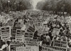 March On Washington. African Americans Carrying Signs For Equal Rights History - Item # VAREVCHISL033EC684
