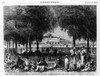 The Labor Exchange--Emigrants On The Battery In Front Of Castle Garden History - Item # VAREVCHCDLCGCEC513