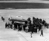 Howard Hughes Lands At Floyd Bennett Airport In New York History - Item # VAREVCPBDHOHUCS024