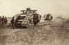 World War 1 Tanks. British Tanks Advancing In Battle History - Item # VAREVCHISL043EC952