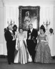 State Dinner At The White House For French President Charles Degaulle. L-R President And Mamie Eisenhower History - Item # VAREVCHISL039EC044