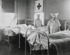 Spanish Flu Epidemic 1918-1919 In America. Volunteer Nurses At Red Cross Hospital During The Influenza Epidemic. Eureka History - Item # VAREVCHISL043EC684