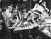 President Franklin Roosevelt In A War Bonnet. Fdr Wears Indian Headdress As He Receives A Miniature Native American Teepee From A Boy Scout. Aug. 23 History - Item # VAREVCCSUA000CS369
