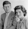 Engagement Portrait Of John Kennedy And Jacqueline Bouvier. The Couple Were At The Kennedy Family'S Hyannisport Summer Home Shortly After Announcing Their Engagement. June 1953. Csu ArchivesEverett Collection History ( x - Item # VAREVCCSUA001CS235