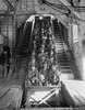 Miners In An Open Tram At The Calumet And Hecla Mining Company History - Item # VAREVCHISL021EC071