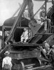 President Theodore Roosevelt On A Steam Shovel Digging The Culebra Cut Of The Panama Canal History - Item # VAREVCP4DTHROEC004