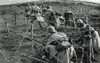 World War 1 Battle Of Verdun. French Soldiers Crawling Through Their Own Barbed Wire Entanglements As They Begin An Attack On Enemy Trenches. April-June History - Item # VAREVCHISL043EC893