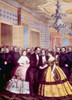 President Abraham Lincoln And First Lady Mary Todd Lincoln At His Re-Election Inauguration Reception History - Item # VAREVCP4DABLIEC025