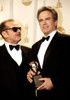 Jack Nicholson, Warren Beatty With His Irving Thalberg Award At The Academy Awards, March, 2000 Celebrity - Item # VAREVCPSDWABEHR003