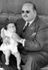 Former King Farouk Of Egypt Holding Baby Prince Ahmed Fouad History - Item # VAREVCPBDKINGCS005
