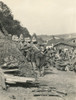 American Soldiers Standing Next To Earthen Work Fortifications History - Item # VAREVCHISL043EC347