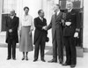 President Franklin And Eleanor Roosevelt Welcome The Mexican Minister Of Finance History - Item # VAREVCCSUA000CS364