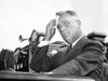 President Franklin Roosevelt Mopping His Brow During A 'Purge Speech'. He Was Extolling The Virtues Of Rep. David J. Lewis History - Item # VAREVCCSUA000CS039