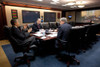 President Obama National Security Advisor Tom Donilon And Gen. Doug Lute Hold A Teleconference With President Hamid Karzai Of Afghanistan. April 6 2011. History - Item # VAREVCHISL026EC204