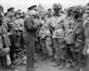 General Dwight Eisenhower Talked To Paratroopers On The Evening Of June 5 History - Item # VAREVCHISL036EC669