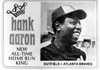 Hank Aaron History - Item # VAREVCPBDHAAACS009