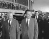 President Eisenhower Seeing Richard Nixon Off At National Airport. He Attended A Republican Kick-Off Breakfast For Vp Nixon History - Item # VAREVCHISL038EC933