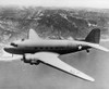 Douglas C-47 Skytrain In Flight. The Transport Was Used In In World War 2 And The Korean War. It Was Also Developed As The Civilian Douglas Dc-3 Airliner. Ca. 1942-45. History - Item # VAREVCHISL037EC855