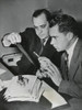 Richard Nixon Examines The 'Pumpkin Paper' Microfilms With Robert Stripling History - Item # VAREVCHISL039EC287