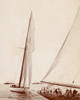 America'S Cup Yacht Race In 1901. J. Pierpont Morgan Syndicate'S Columbia Was Challenged By Thomas Lipton'S Shamrock Ii History - Item # VAREVCHISL041EC143