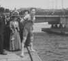 Harry Houdini Jumps 30 Feet From Harvard Bridge Locked Up In Chains History - Item # VAREVCHISL045EC750