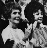 Reagan Presidency. Future First Lady Nancy Reagan And Elizabeth Taylor At The Republican National Convention History - Item # VAREVCPBDNAREEC006