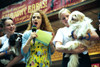 Bernadette Peters At Broadway Barks, Shubert Alley Ny, 7122003, By Janet Mayer Celebrity - Item # VAREVCPSDBEPEJM002