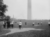 Young Women In Bloomers And Middy Shirts Playing Baseball On The National Mall. Oct 19 History - Item # VAREVCHISL040EC989