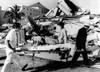 1971 San Fernando Earthquake. An Injured Patient From The Leveled Veteran'S Hospital Is Evacuated. At Least 26 Persons Were Killed History - Item # VAREVCCSUA001CS310