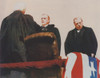 President William Mckinley Takes The Oath Of Office From Chief Justice Melville Fuller. At Right Stands Outgoing President Grover Cleveland History - Item # VAREVCHISL045EC996