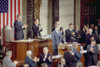 President Nixon Delivering His State Of The Union Speech To A Joint Session Of Congress. Jan. 22 1971. History - Item # VAREVCHISL032EC227