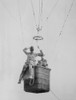 U.S. Soldier About To Make A Parachute Jump From The Gondola Of A Balloon History - Item # VAREVCHISL043EC158