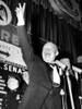 General Dwight D. Eisenhower Flashes A Victory Sign At His Hotel Commodore Campaign Headquarters After Winning The Presidential Election History - Item # VAREVCPBDDWEICS017