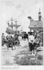 Landing Of 20 African Captives At Jamestown From Dutch Man-Of-War History - Item # VAREVCHISL011EC226