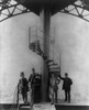 Gustave Eiffel And Four Others At The Summit Of The Eiffel Tower History - Item # VAREVCHISL007EC886