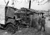 Mexican Immigrants-A Little Mexican Boy In Front Of His Current Home In The U.S. - Cpl ArchivesEverett Collection History - Item # VAREVCHBDMEIMCL001