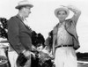 President Lyndon Johnson Entertains Senator Estes Kefauver At The Lbj Ranch. There Are Two Dead Deer Tied To The Car Behind Them History - Item # VAREVCCSUA000CS772