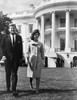 President And Mrs. John F. Kennedy Walking On The South Lawn Of The White House On April 16 History - Item # VAREVCHISL020EC190