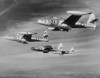 U.S. F-84 Thunderjets On Bombing Mission North Of The 38Th Parallel During The Korean War. Ca. 1950-53.. History - Item # VAREVCHISL038EC208