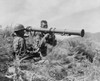 U.S. Soldiers Operate A New 3.5 Bazooka On The Front Lines Somewhere In Korea. 1950. Korean War History - Item # VAREVCHISL038EC127