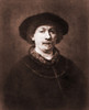 Rembrandt Van Rijn. Engraving Of 1643 Self Portrait. History - Item # VAREVCHISL007EC995
