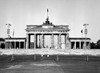 The Brandenburg Gate In East Berlin Behind The Berlin Wall. A Sign In German Warns Of The Border Between East And West Berlin. Aug. 13 History - Item # VAREVCCSUA001CS653