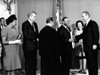 President Lyndon Johnson Congratulates Walter Washington. Washington Was Sworn In As The Capital'S New Commissioner History - Item # VAREVCCSUA000CS713