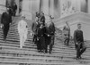 President Calvin Coolidge And The First Lady Leave The Capitol After Warren Harding Funeral. August 8 History - Item # VAREVCHISL040EC632