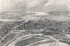 Rhode Island. View Of The City Of Providence As Seen From The Dome Of The New State House. Drawn By M. D. Mason History - Item # VAREVCHCDLCGBEC488