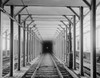 The New York City Subway Tracks At A Station With A Dark Tunnel In The Distance. 1904 Lc-D4-17296 History - Item # VAREVCHISL023EC032